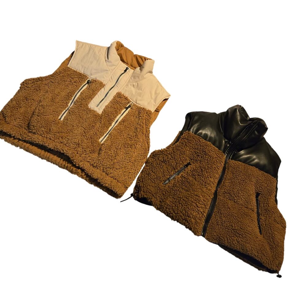 Lot of 2 HYFVE crop vests as shown in photos women's size large